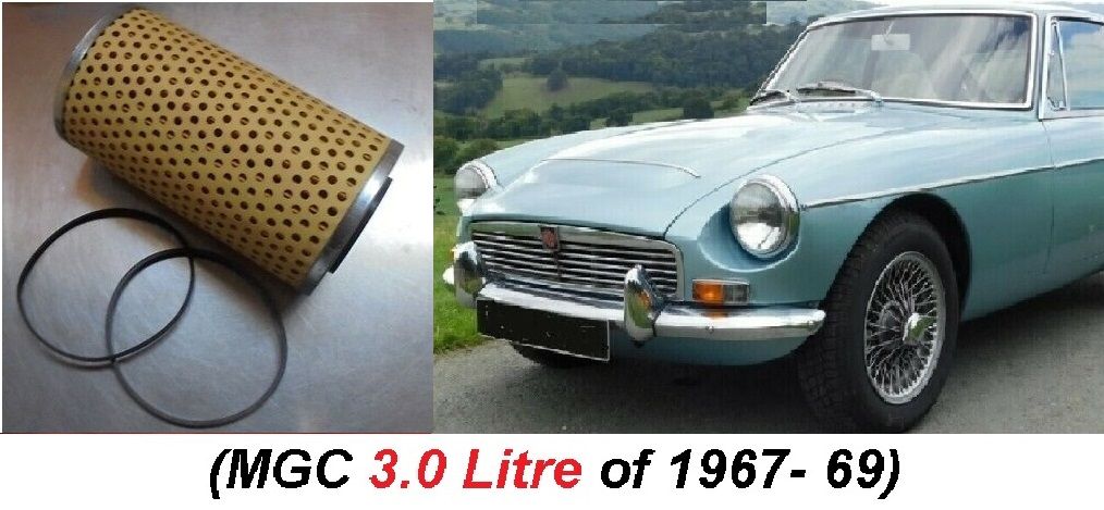 OIL FILTER (MGC 3.0 Litre) (1967- 69) 